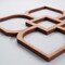Ekena Millwork Extra Small Olivia Decorative Fretwork Wood Wall Panels, Cherry, 7 3/8"W x 7 3/8"H x 3/8"T WALW08X08X0375OLVCH - alternate 3